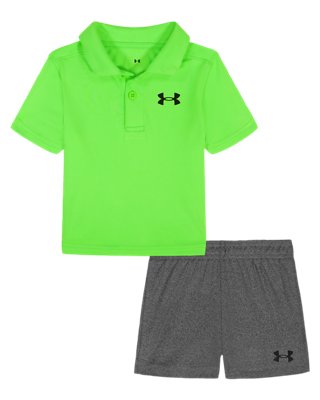 UA Polo Tech Newborn Boys' Shorts Set