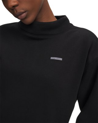 UA Icon Sama Fleece Mock Women's Long Sleeve - Image 4