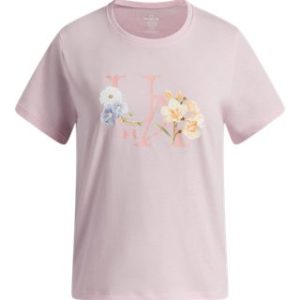 UA Floral Wordmark Girls' Short Sleeve