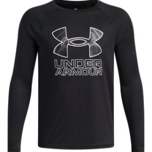 UA Tech™ Hybrid Print Boys' Long Sleeve
