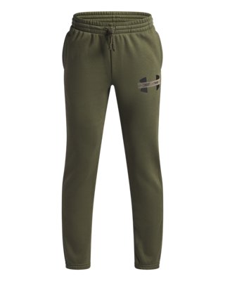 UA Rival Fleece Colorblock Graphic Boys' Joggers