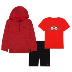 UA 3-Piece Little Boys' Hoodie Set