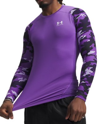 HeatGear® Compression Colorblock Men's Long Sleeve - Image 4