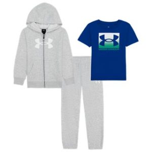UA 3-Piece Toddler Boys' Full-Zip Hoodie Set