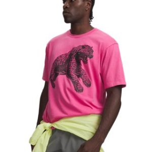UA HB Run Heavyweight Wash Speed Men's Short Sleeve