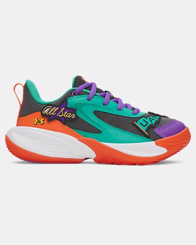 UA Lockdown 8 Patches Pre-School Basketball Shoes